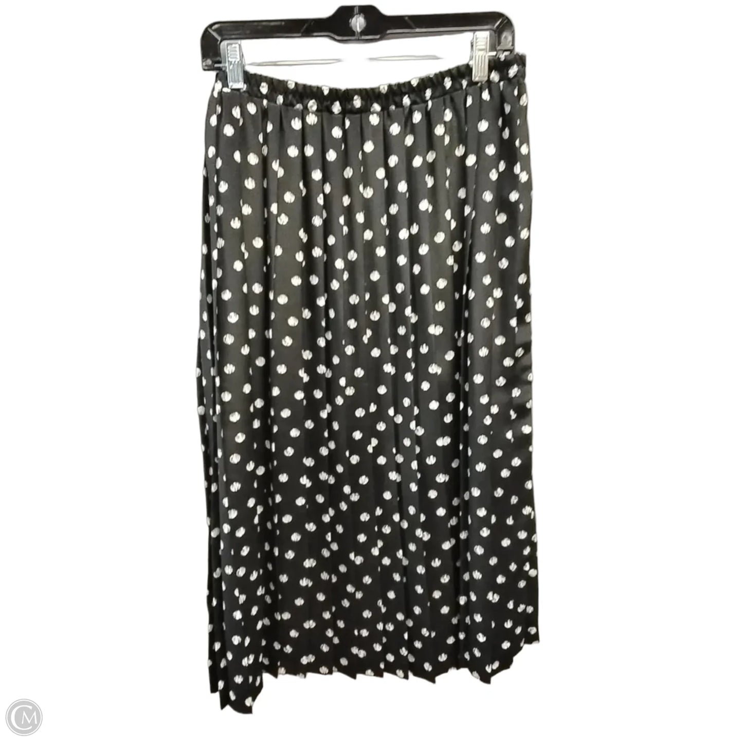 Skort 2pc Set By Leslie Fay In Black & Cream, Size: 18