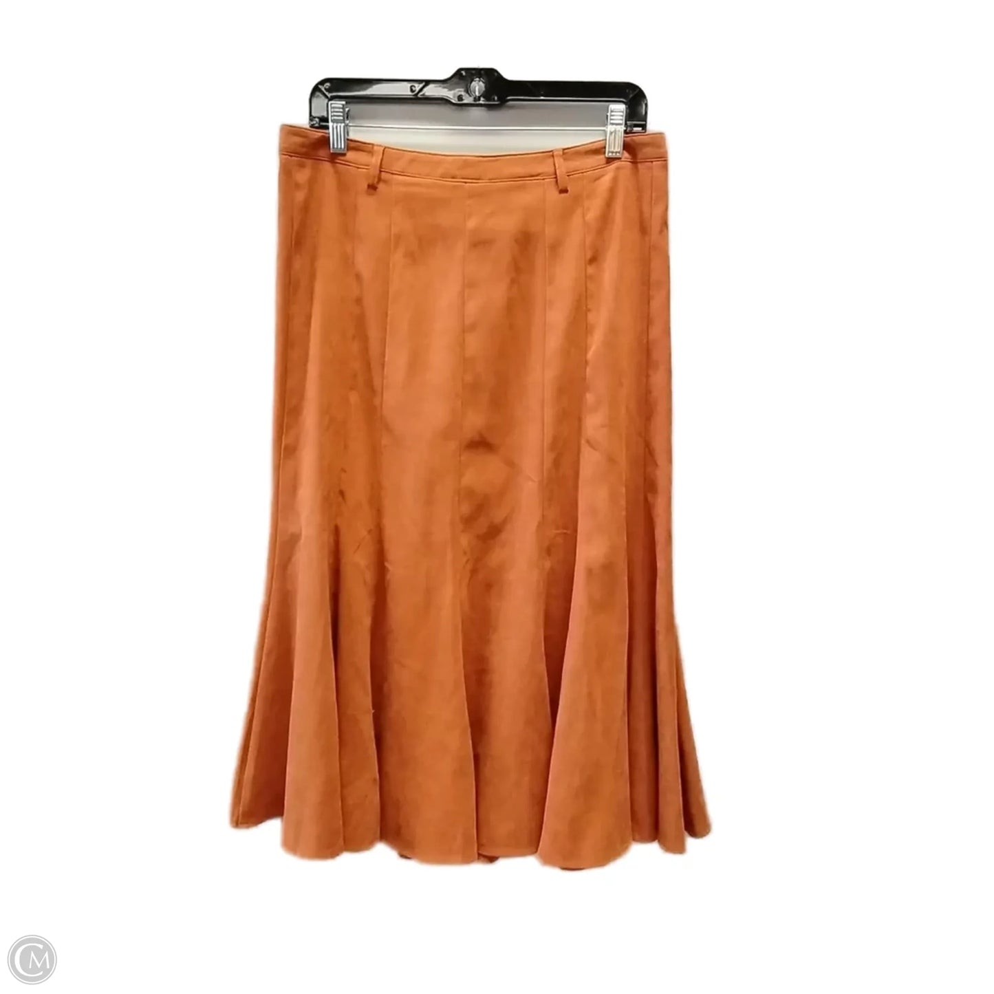 Skirt Midi By Laura Scott In Orange, Size: 10