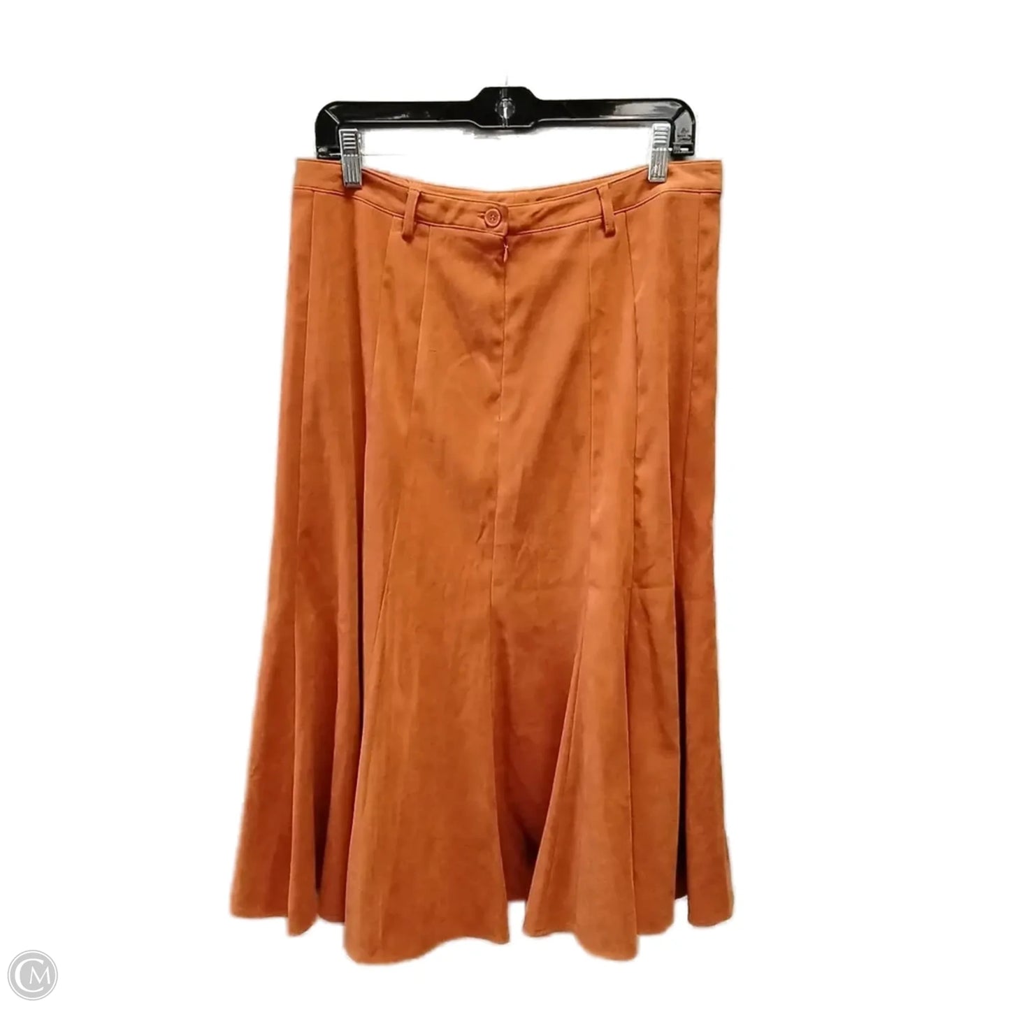 Skirt Midi By Laura Scott In Orange, Size: 10