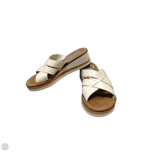 Sandals Heels Wedge By Sam Edelman In Tan, Size: 7.5