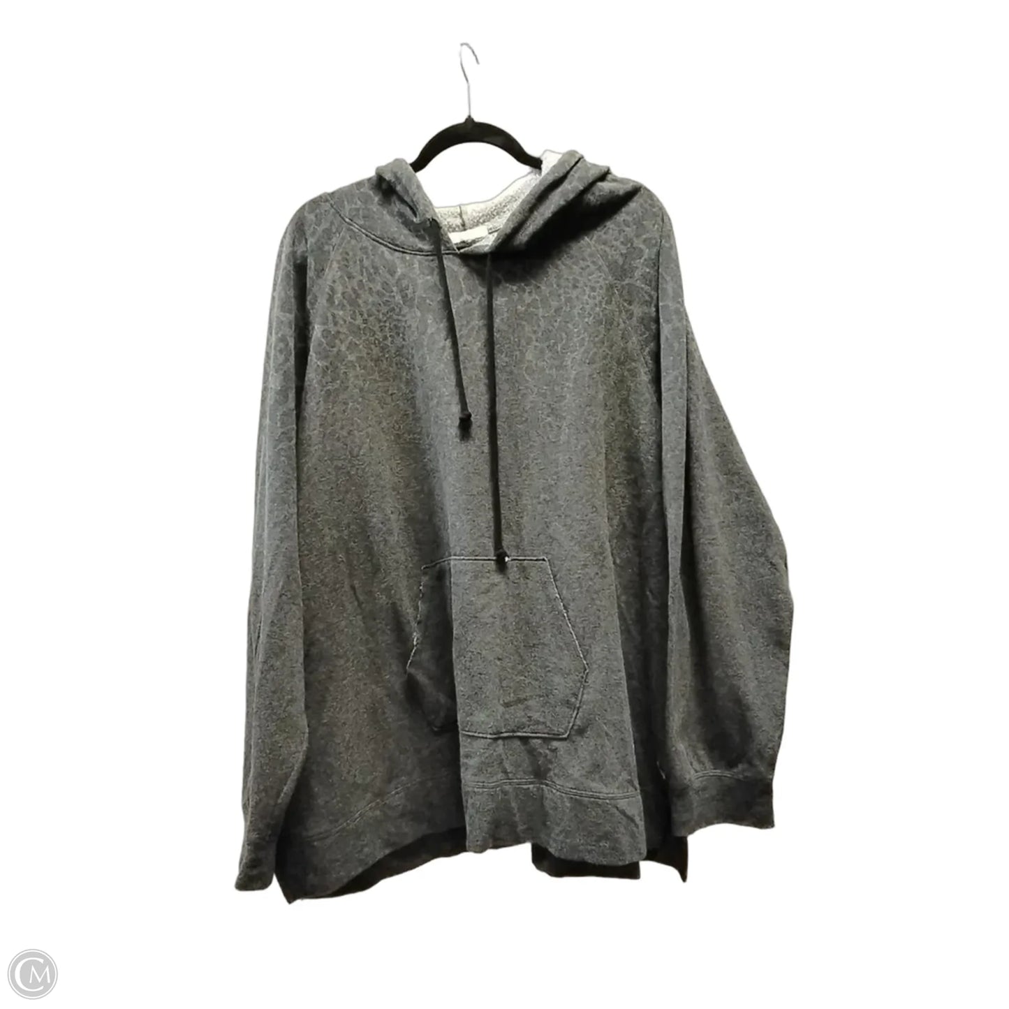 Sweatshirt Hoodie By Maurices In Grey, Size: 4x