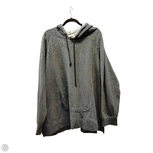 Sweatshirt Hoodie By Maurices In Grey, Size: 4x