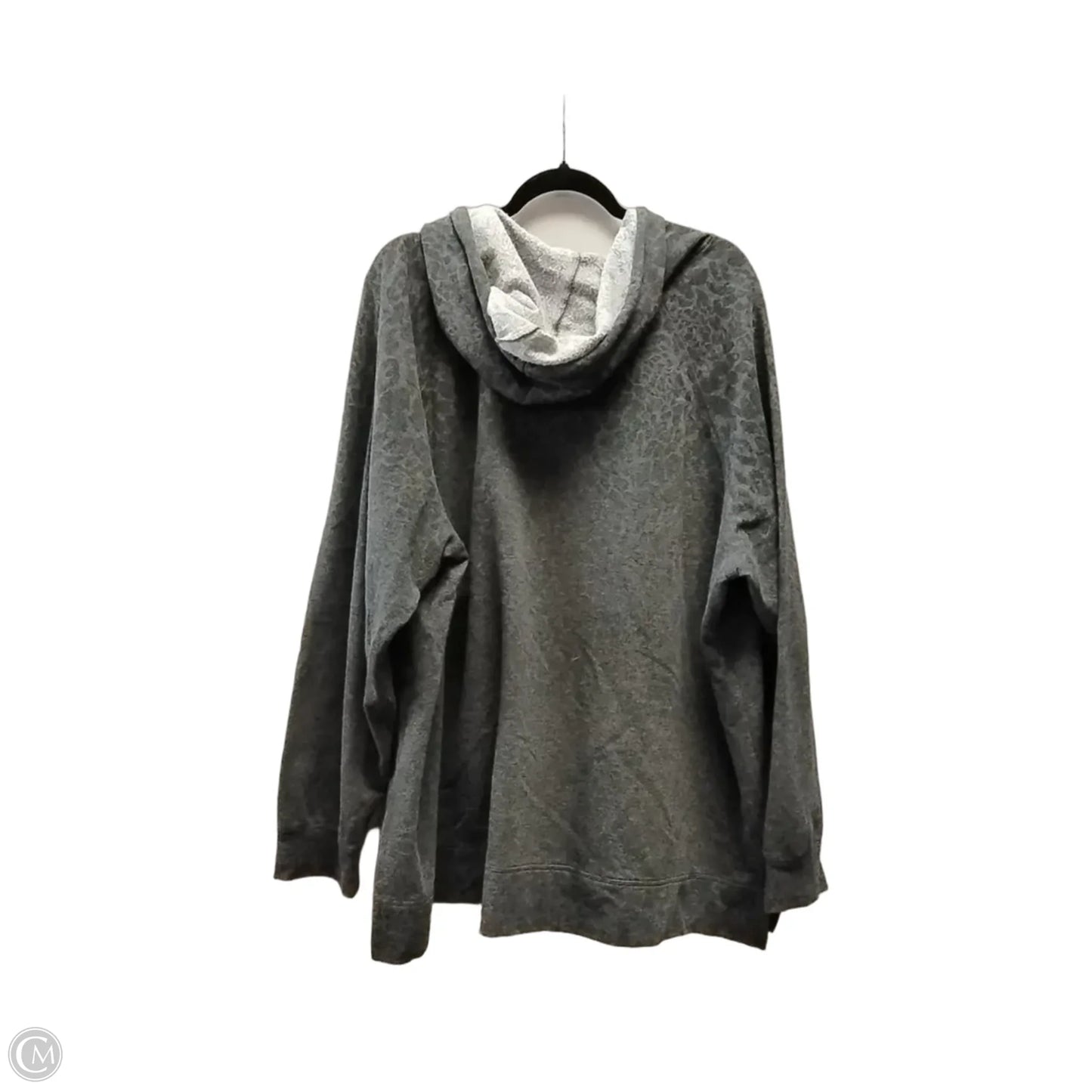 Sweatshirt Hoodie By Maurices In Grey, Size: 4x