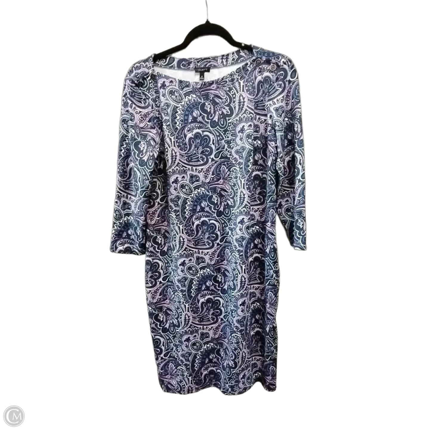 Blouse 3/4 Sleeve By Talbots In Paisley Print, Size: M