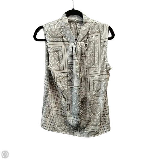 Blouse Sleeveless By Ann Taylor In Multi-colored, Size: M