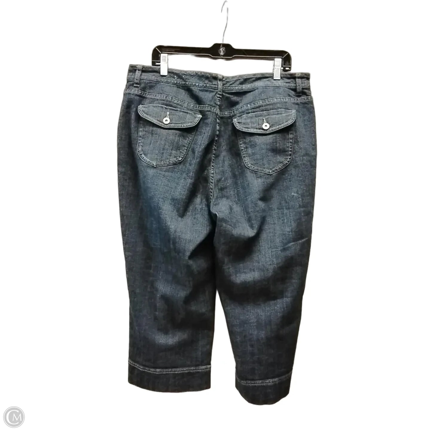 Jeans Cropped By Chicos In Blue, Size: 14