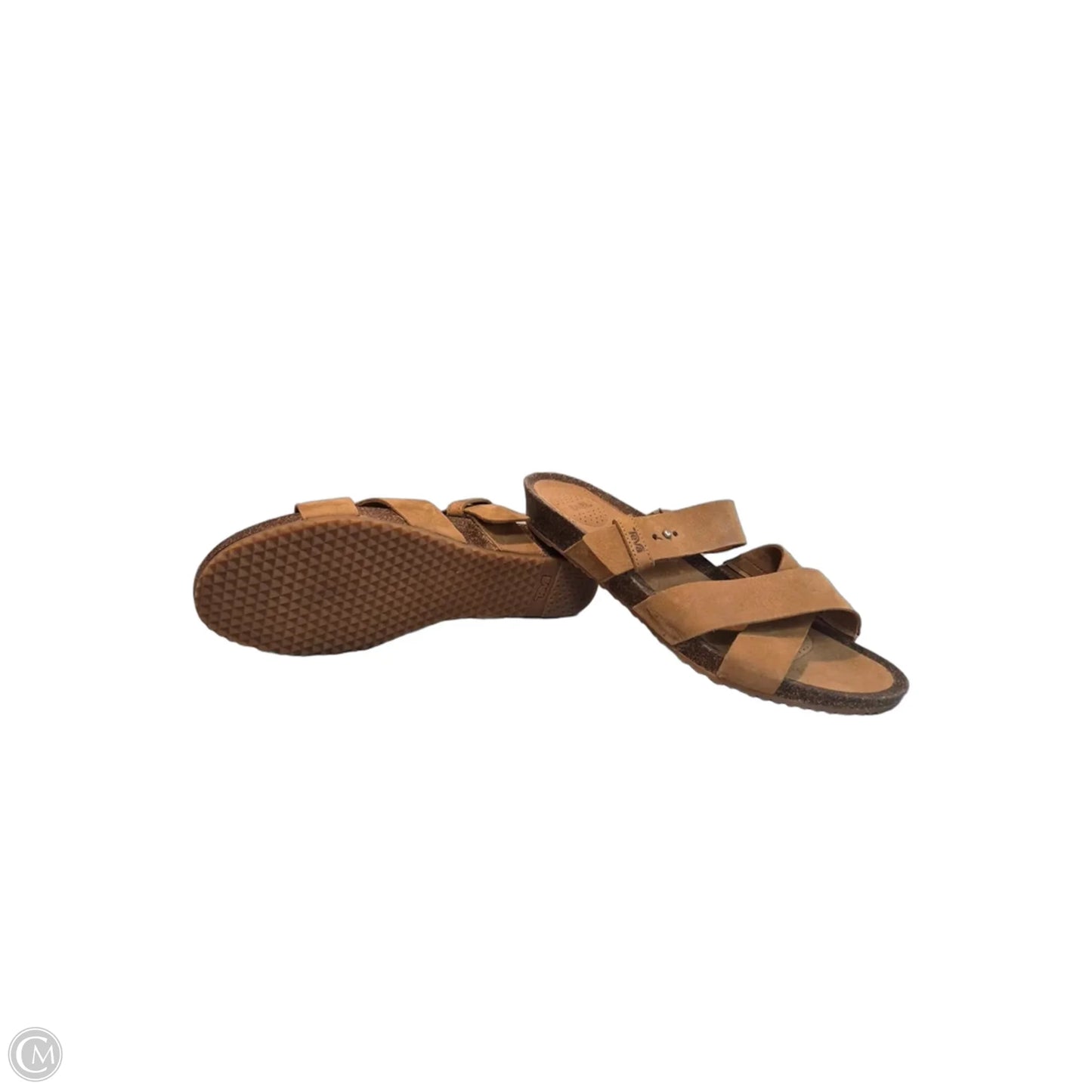 Sandals Flats By Teva In Brown, Size: 10