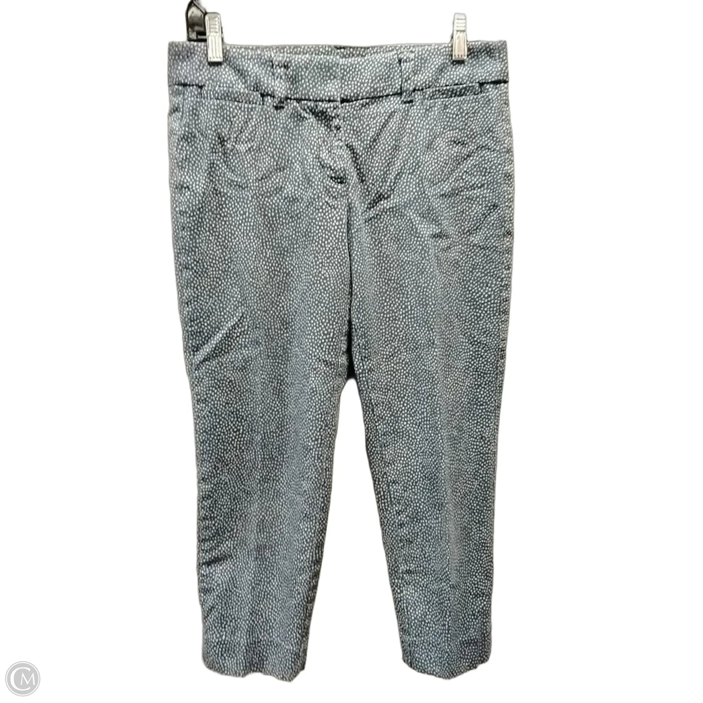 Pants Cropped By Loft In Blue & White, Size: 4