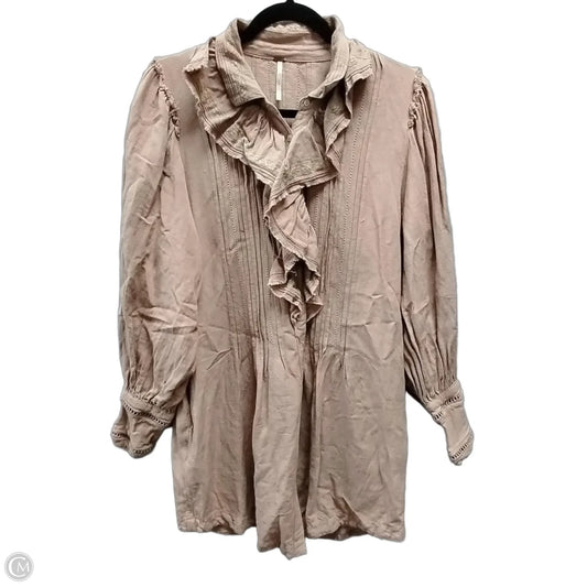 Dress Casual Short By Free People In Orange, Size: M