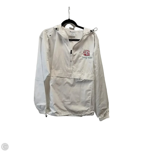 Coat Raincoat By Champion In White, Size: M