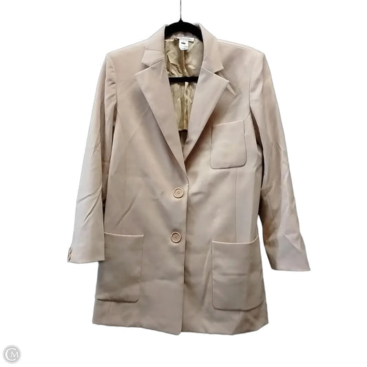 Blazer Luxury Designer By Oscar De La Renta In Pink, Size: 8