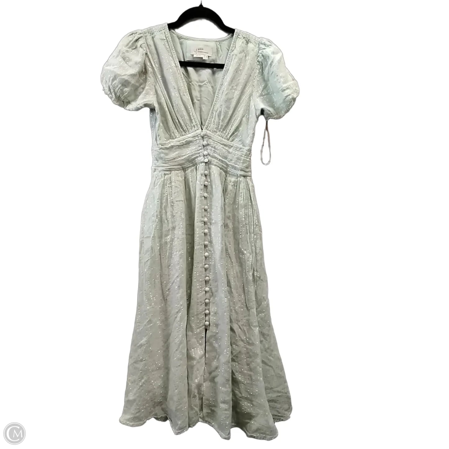 Dress Casual Maxi By Anthropologie In Green, Size: 6