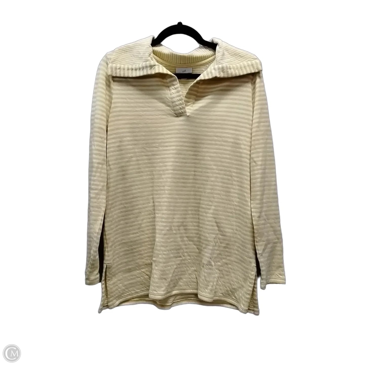 Top Long Sleeve By J. Jill In Striped Pattern, Size: Xs