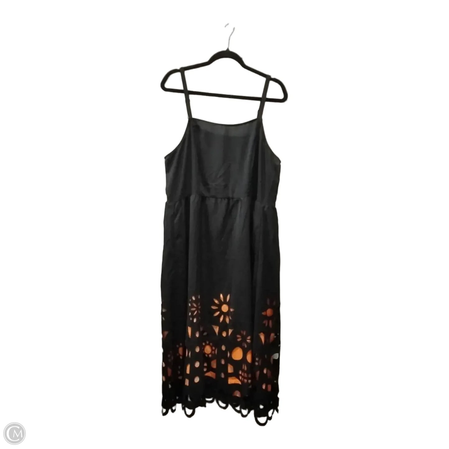 Dress Casual Maxi By Bloomchic In Black & Orange, Size: Xl
