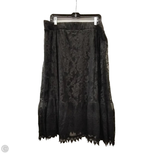 Skirt Maxi By Torrid In Black, Size: 2x