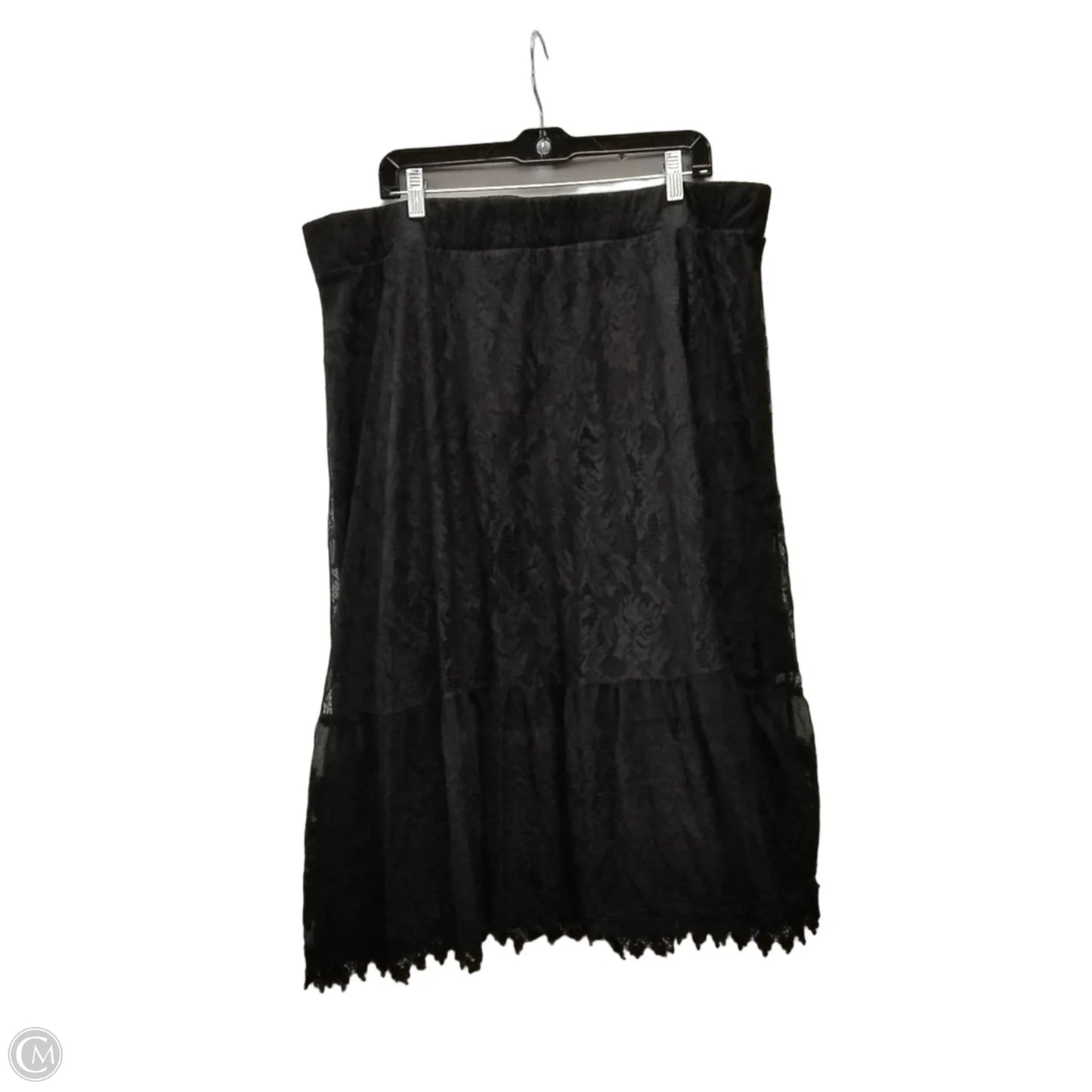 Skirt Maxi By Torrid In Black, Size: 2x