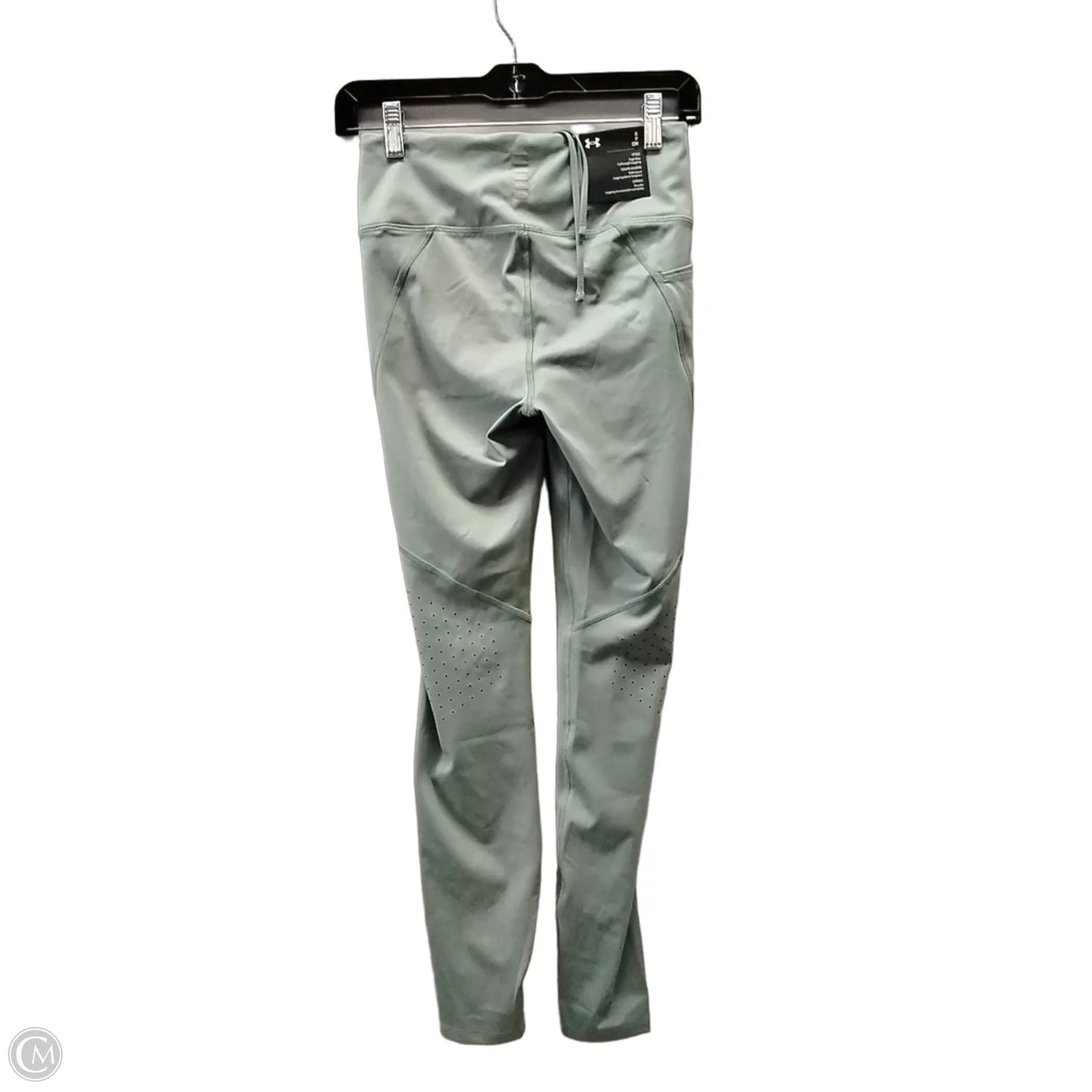 Athletic Leggings By Under Armour In Green, Size: S