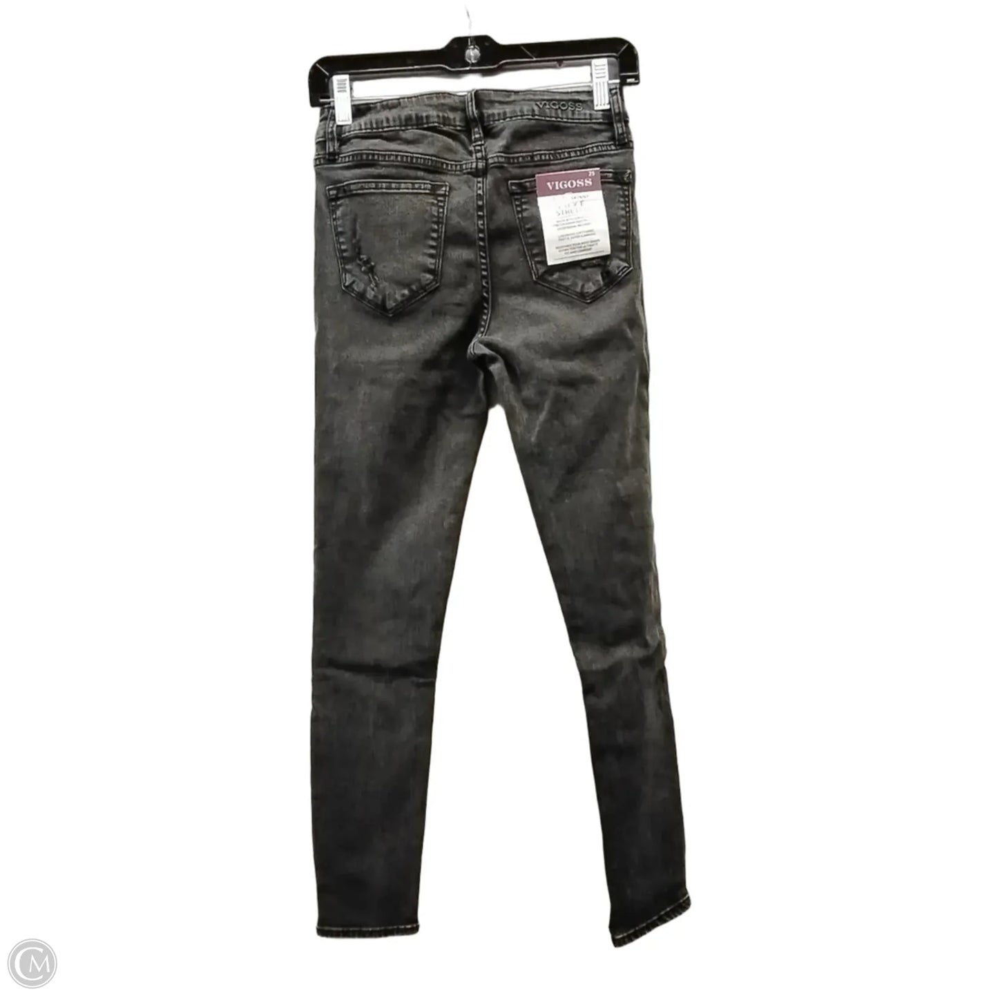 Jeans Skinny By Vigoss In Black, Size: 2