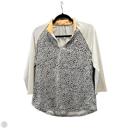 Athletic Top Long Sleeve Collar By Jofit In Multi-colored, Size: L