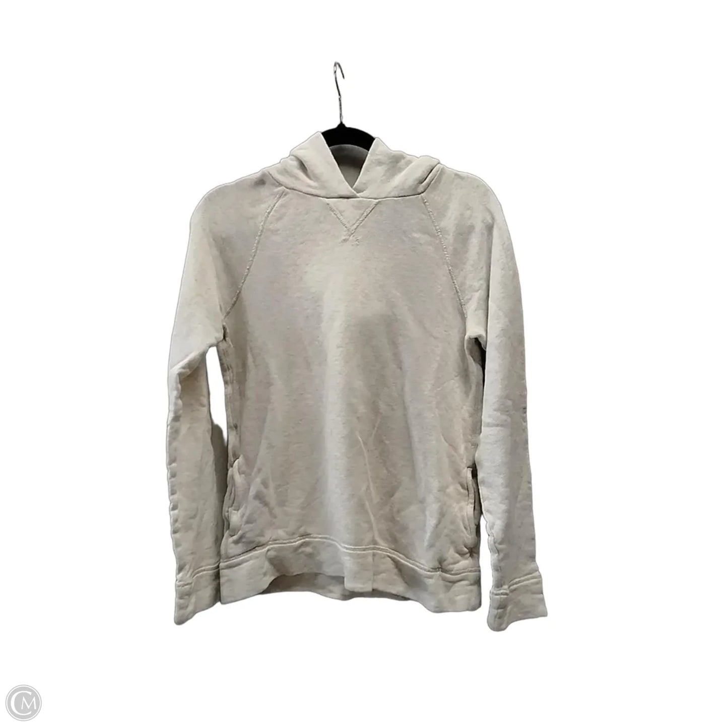 Sweatshirt Hoodie By J. Crew In Beige, Size: S