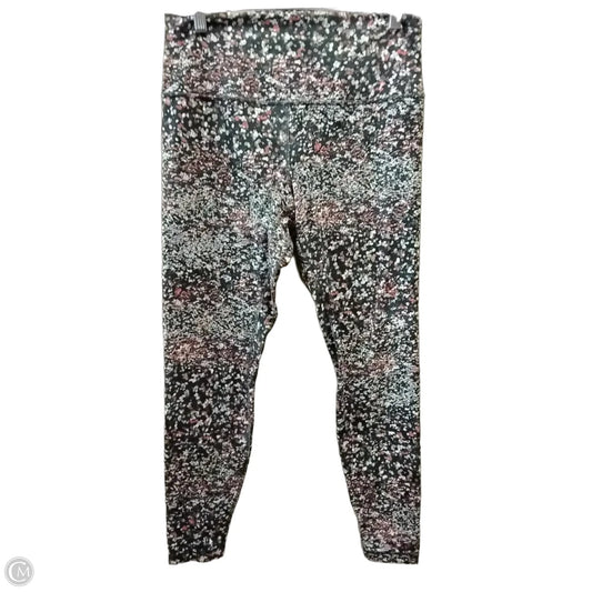 Athletic Leggings By Lululemon In Multi-colored, Size: 12