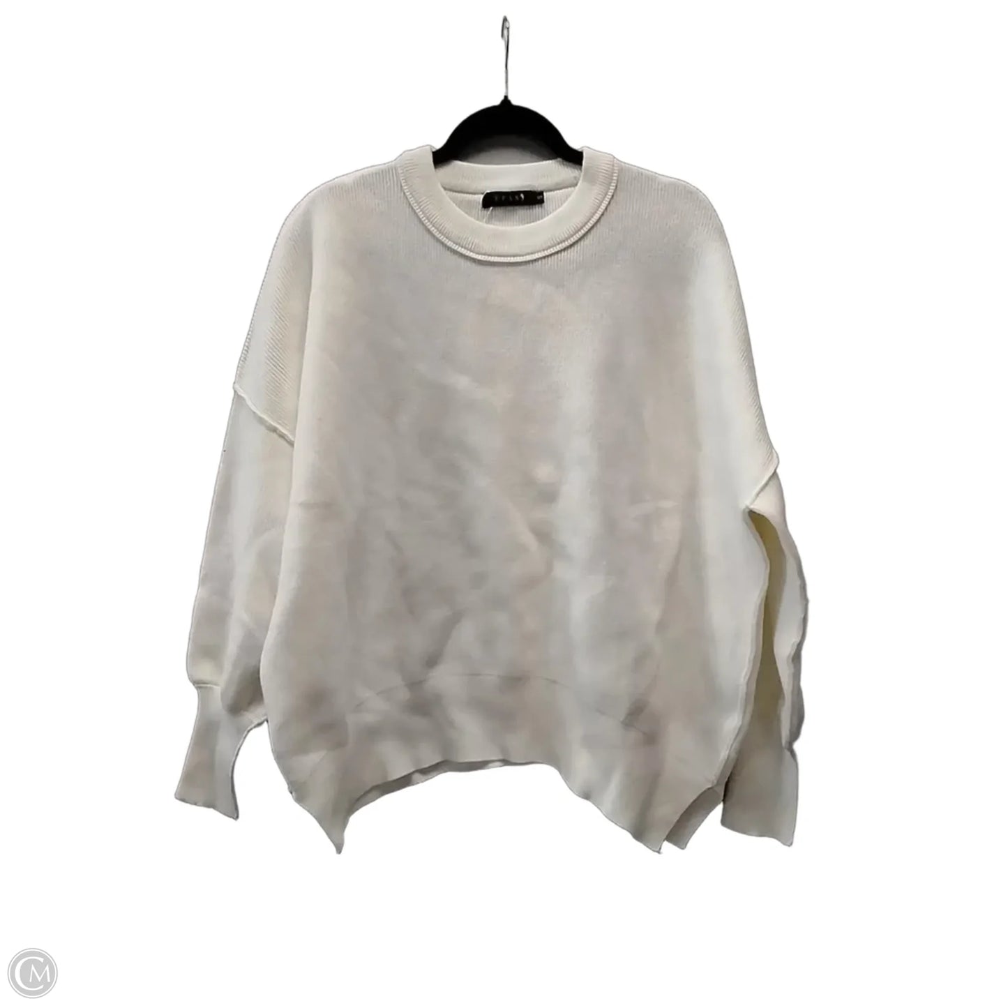 Sweater By Clothes Mentor In White, Size: S