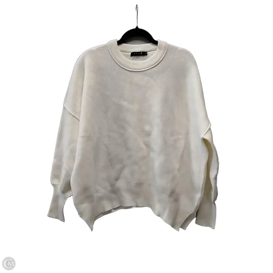 Sweater By Clothes Mentor In White, Size: S