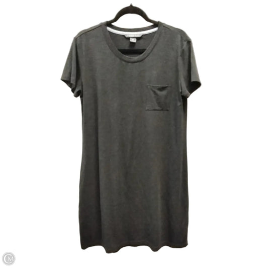 Dress Casual Midi By Clothes Mentor In Grey, Size: M