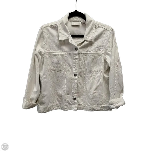 Jacket Denim By Studio Works In White, Size: Mp