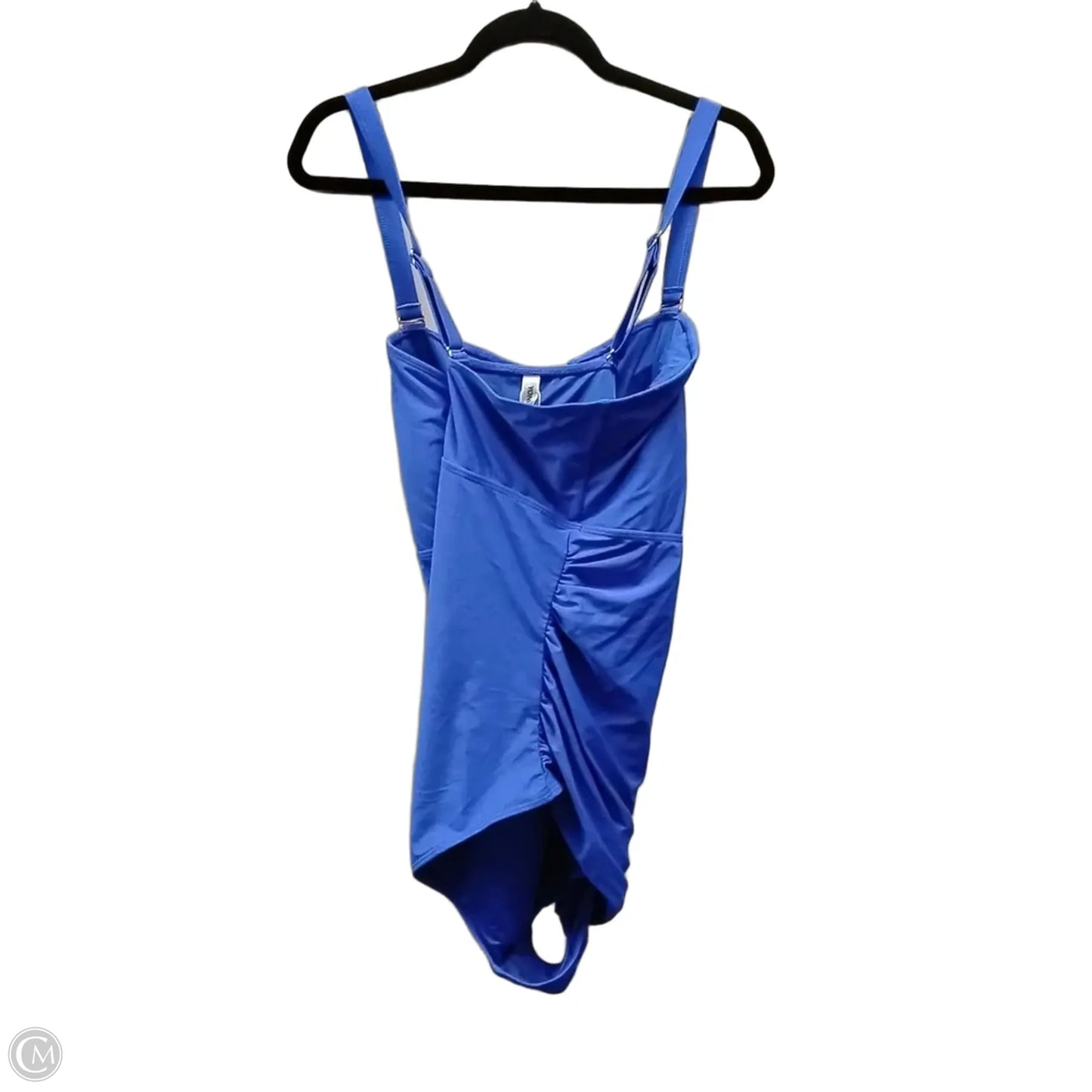 Swimsuit By Clothes Mentor In Blue, Size: 3x