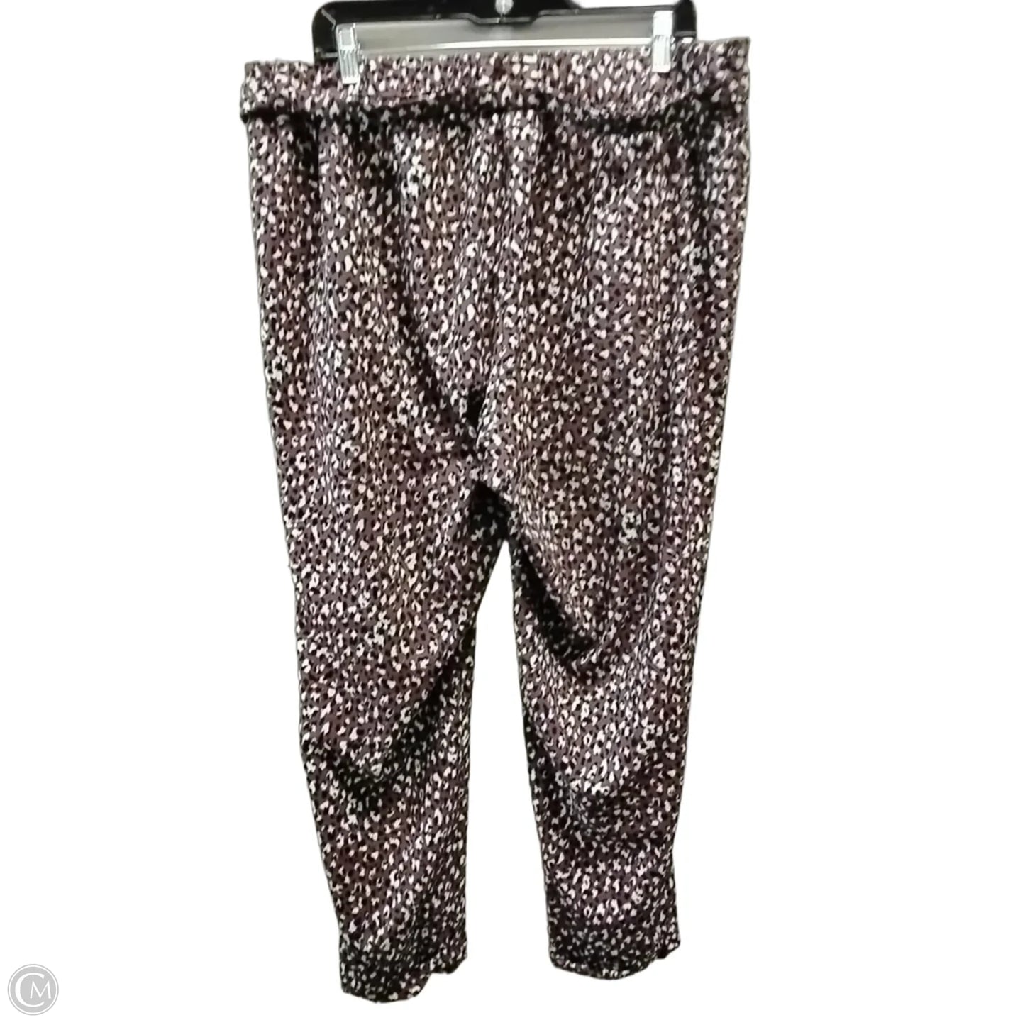 Pants Wide Leg By Torrid In Leopard Print, Size: 1x
