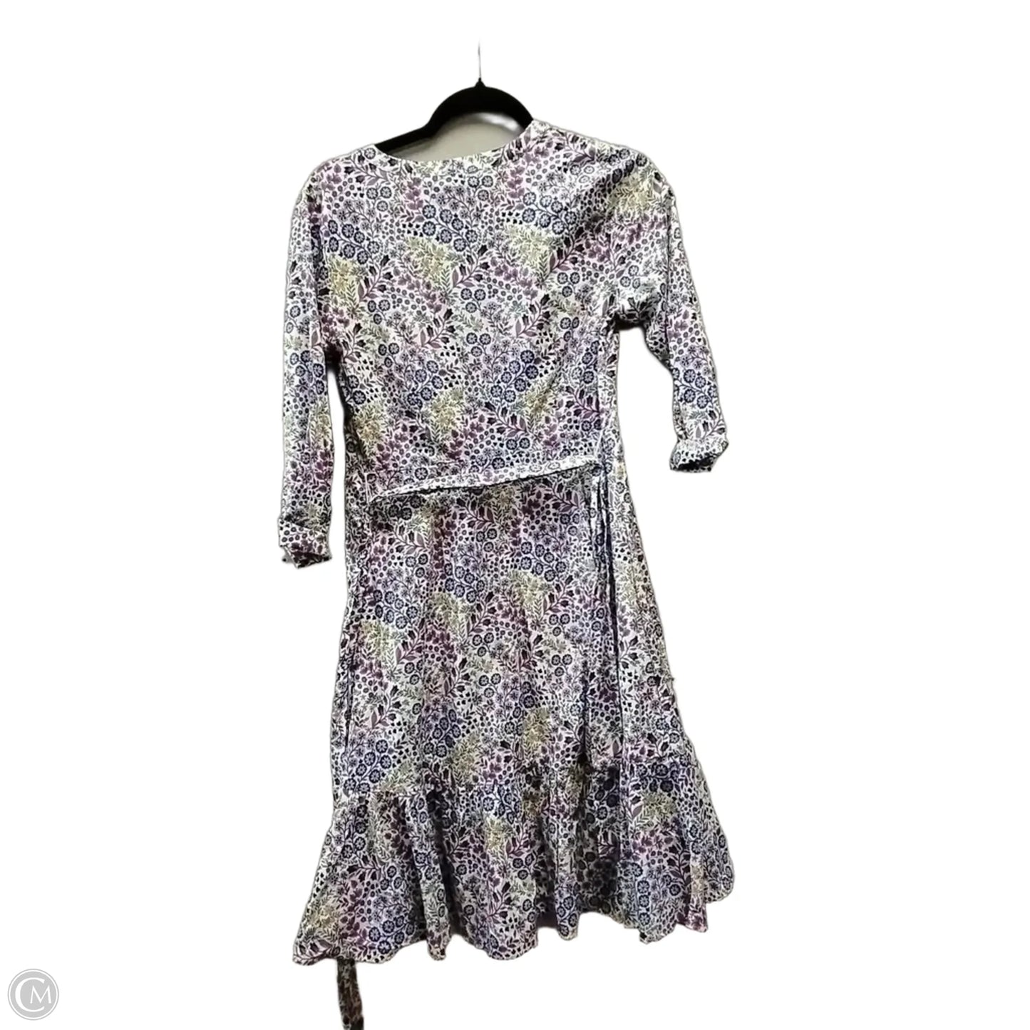 Dress Casual Midi By Talbots In Floral Print, Size: 2p