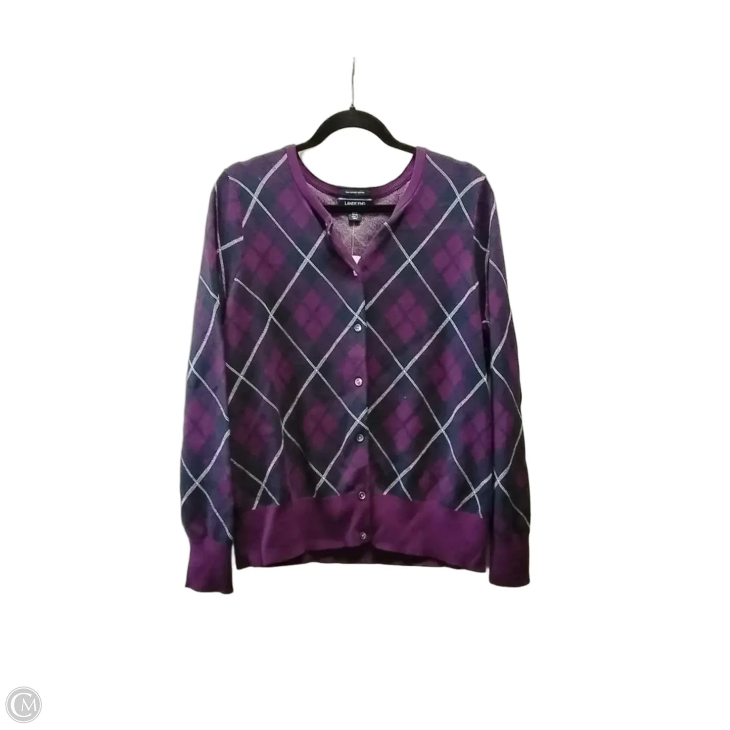 Sweater By Lands End In Purple, Size: Lp