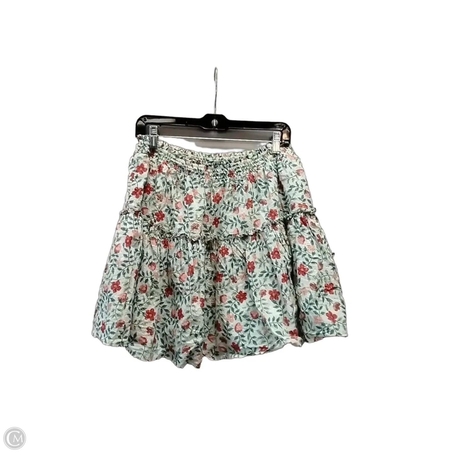Skirt Mini & Short By Draper James In Floral Print, Size: Xl