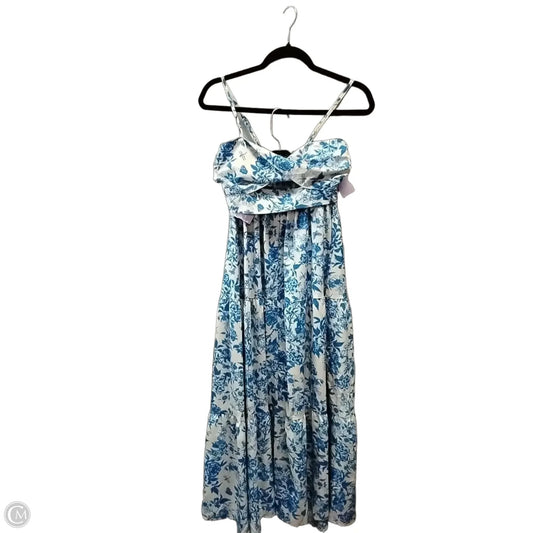 Skirt Set 2pc By Clothes Mentor In Blue & White, Size: Xs