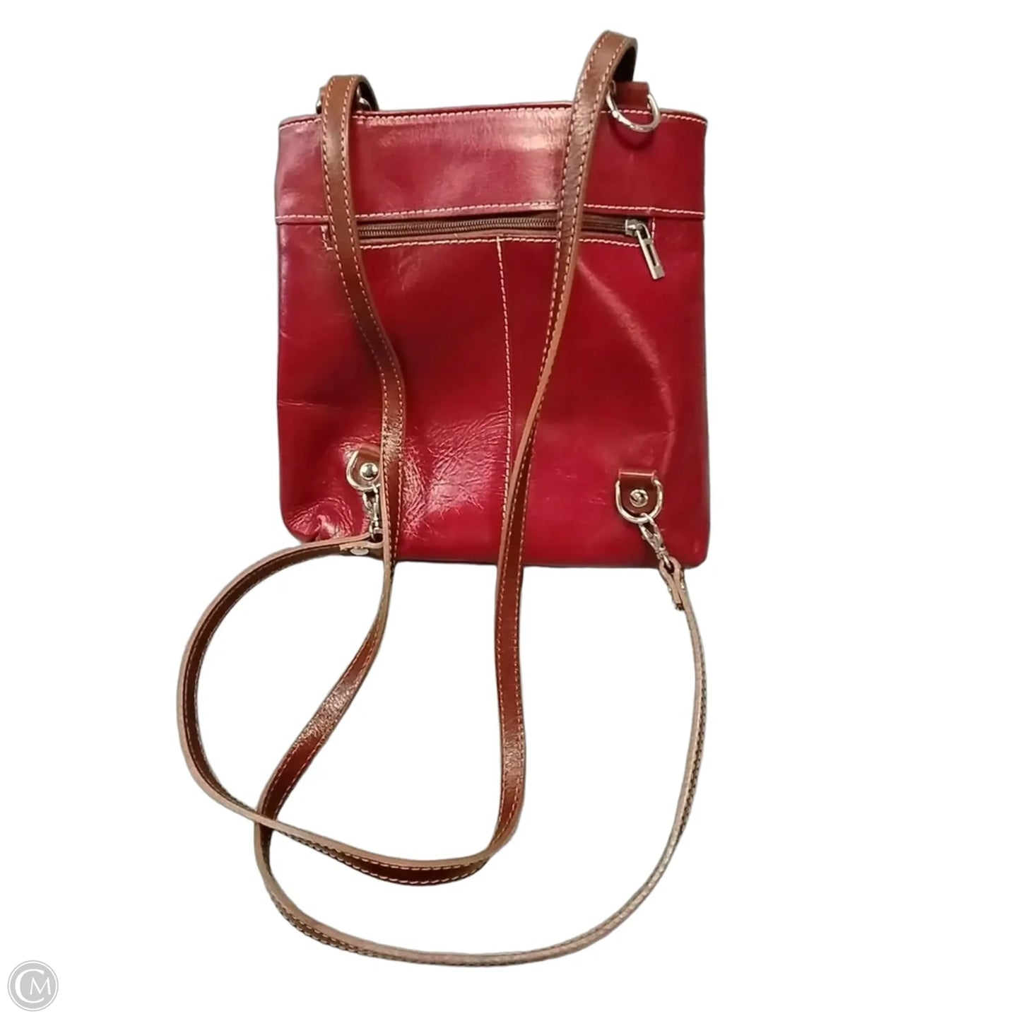 Backpack Leather By Clothes Mentor, Size: Medium