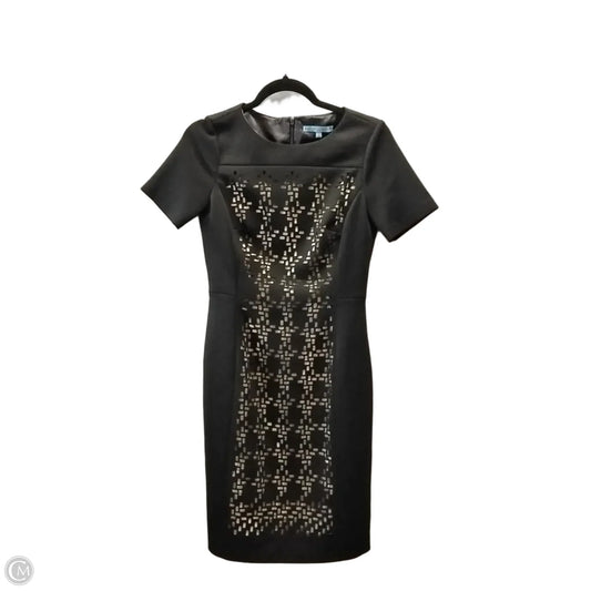 Dress Casual Short By Antonio Melani In Black & Cream, Size: 2