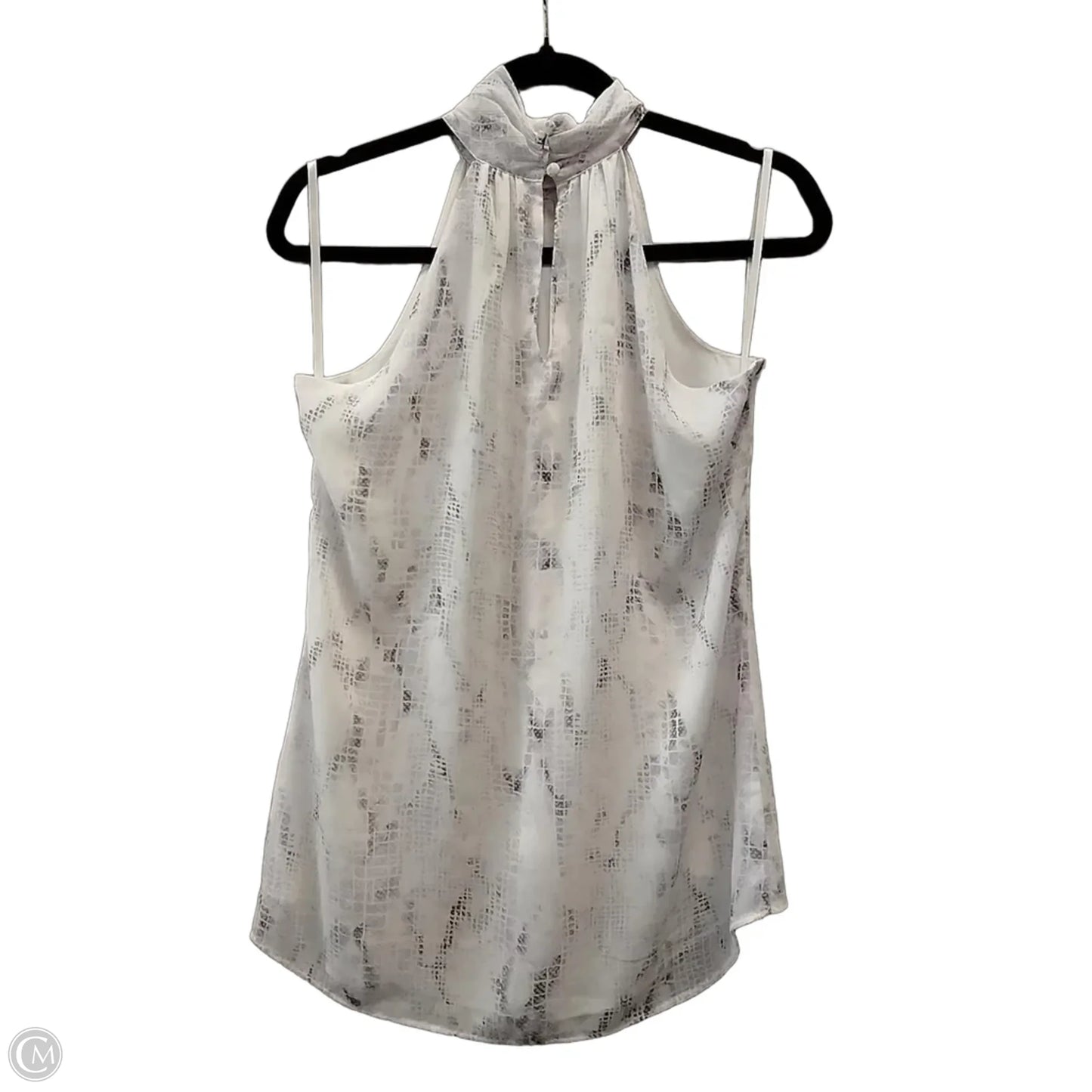 Top Sleeveless By White House Black Market In Purple & White, Size: Xs
