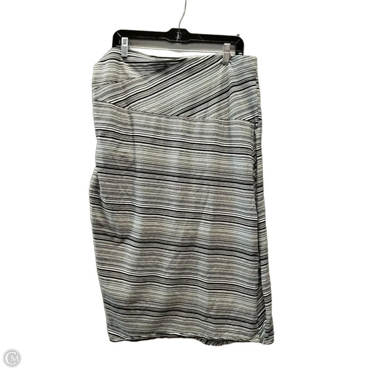 Skirt Maxi By J. Jill In Striped Pattern, Size: L
