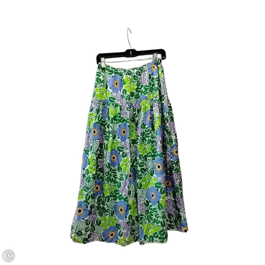 Skirt Maxi By Rhode In Floral Print, Size: S
