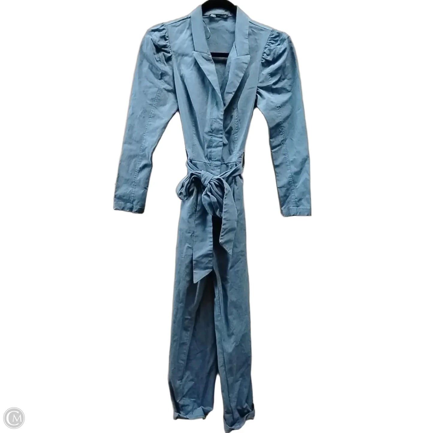 Jumpsuit By Zara In Blue, Size: Xs