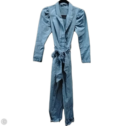 Jumpsuit By Zara In Blue, Size: Xs