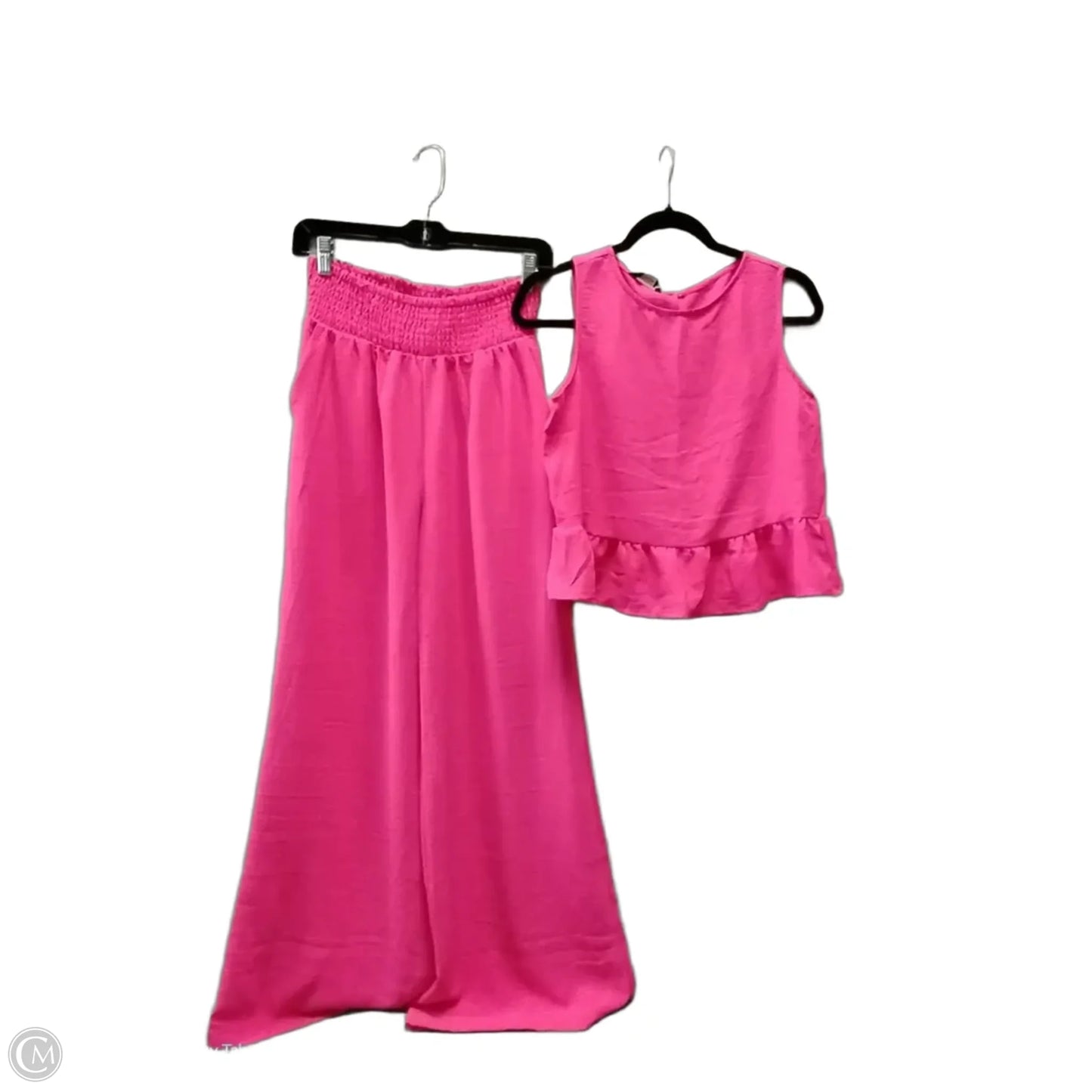 Pants Set 2pc By Dokotoo In Pink, Size: S