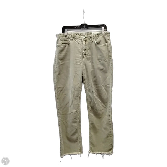 Jeans Cropped By Rag And Bone In Green, Size: 8