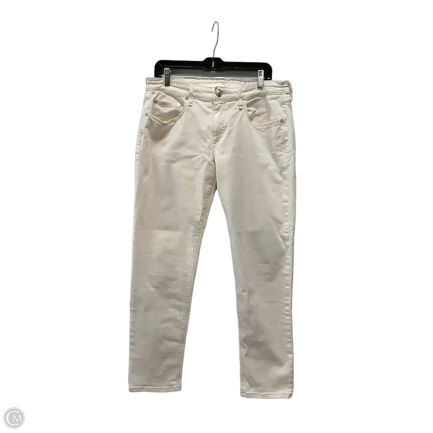 Jeans Straight By Rag And Bone In Beige, Size: 10
