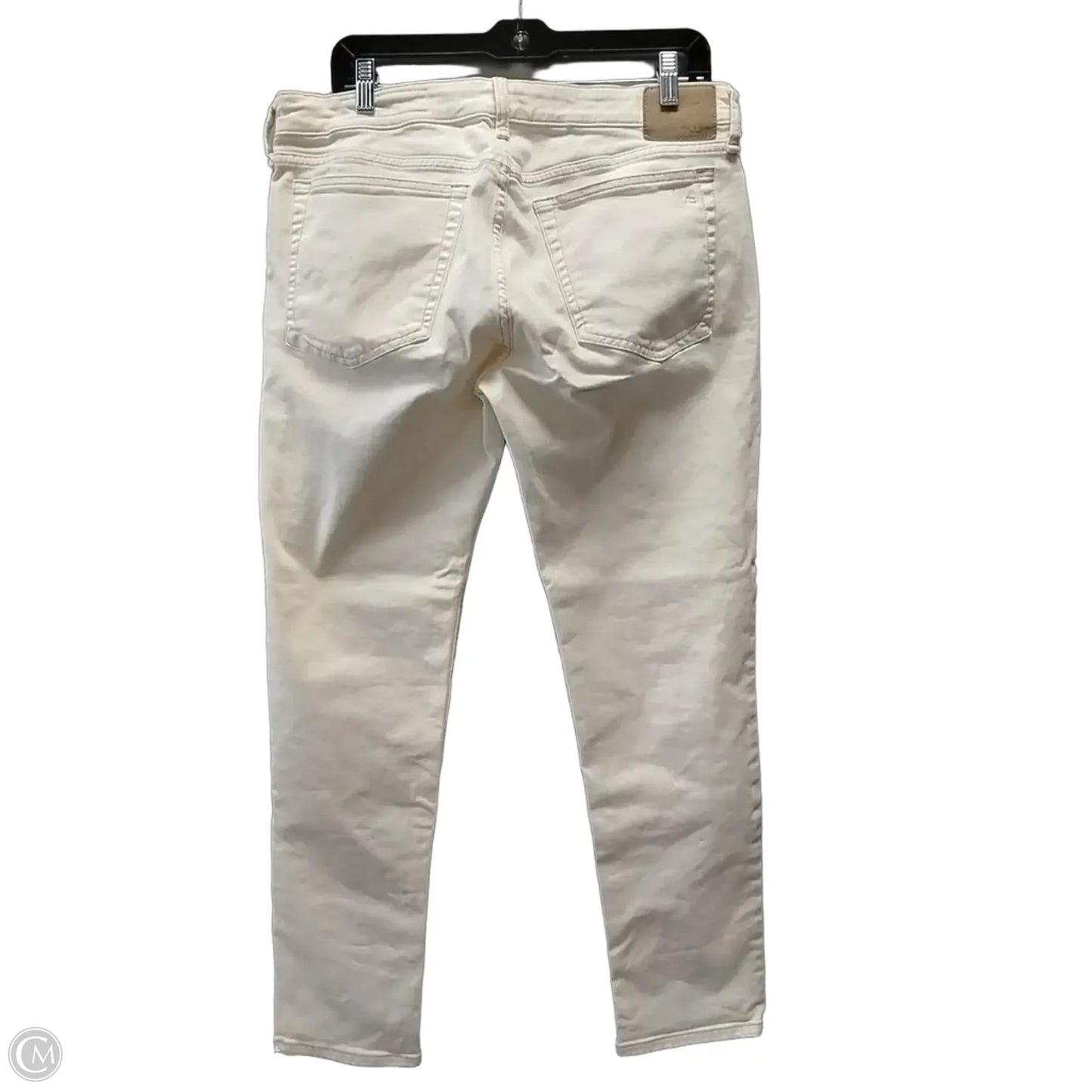 Jeans Straight By Rag And Bone In Beige, Size: 10