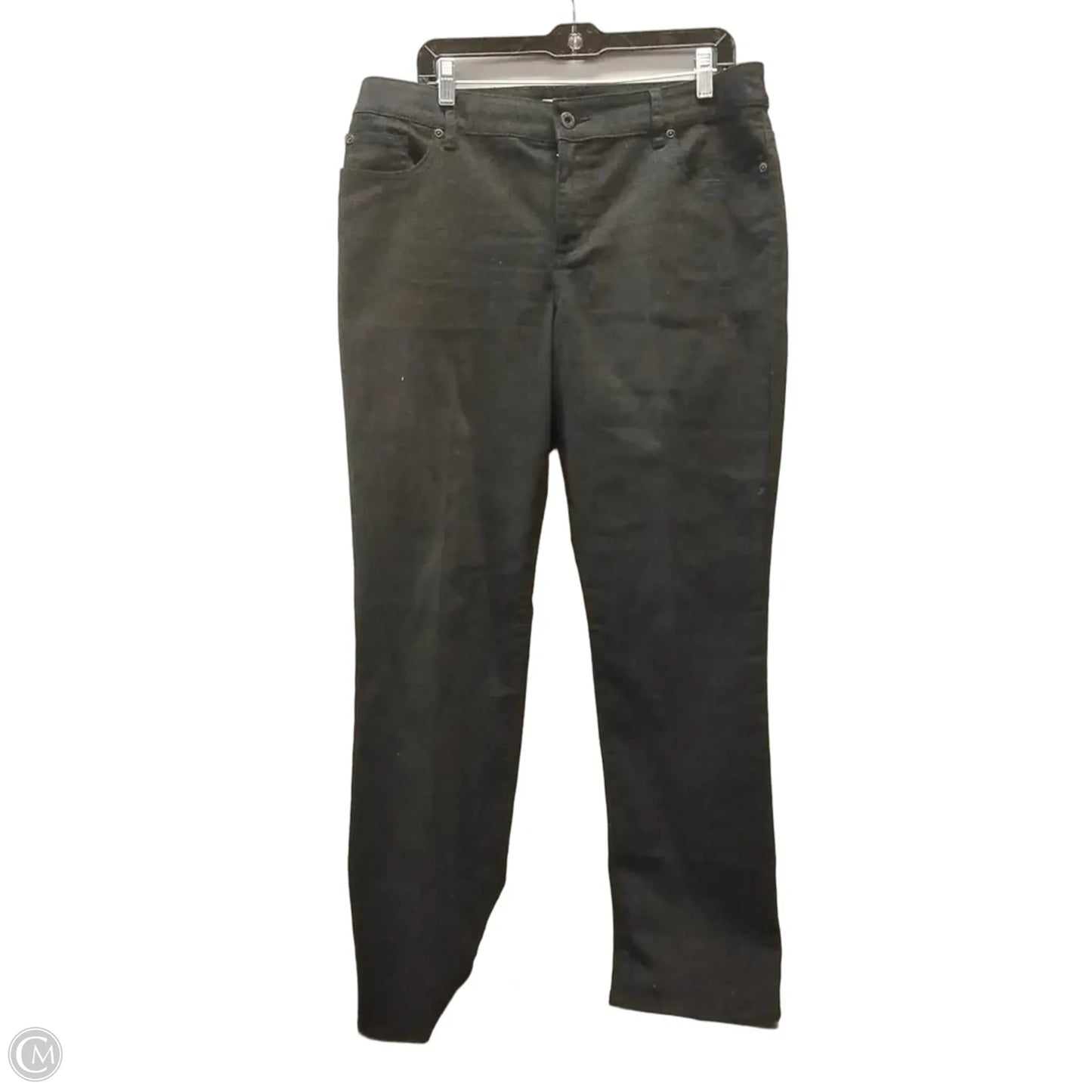 Jeans Straight By Chicos In Black, Size: 12