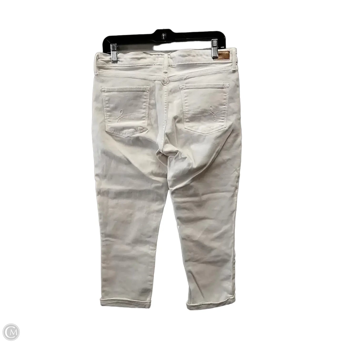 Jeans Cropped By Levis In White, Size: 12