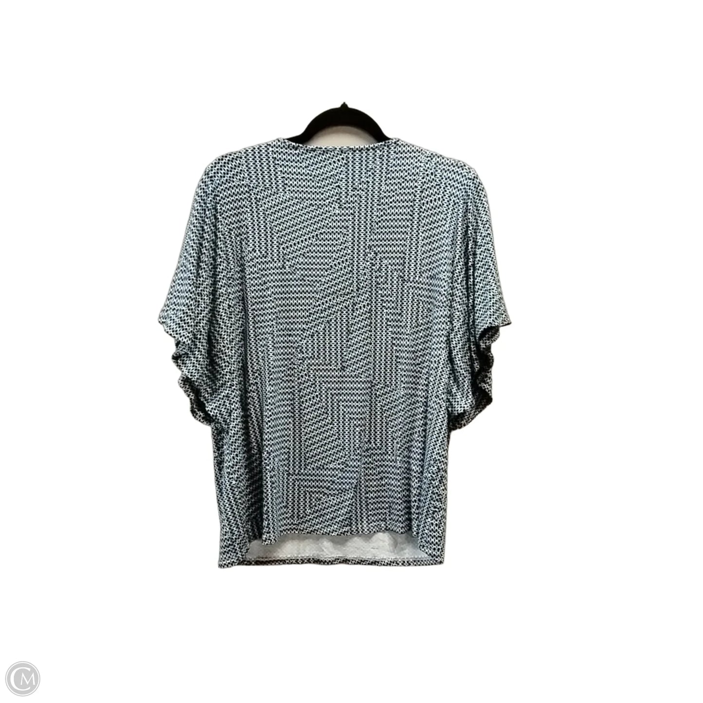 Top Short Sleeve By Chicos In Blue, Size: Xl