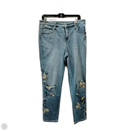 Jeans Cropped By Chicos In Blue, Size: 10